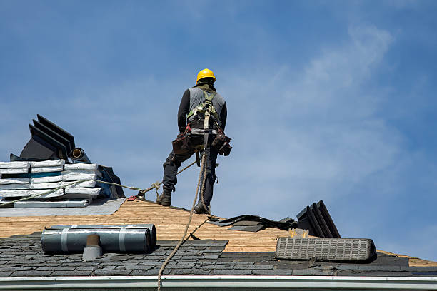 Professional Flat Roof Repair technician working in Highland City, FL